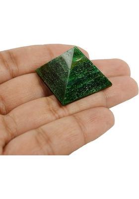 REIKI CRYSTAL PRODUCTS Green Aventurine Pyramid Natural Crystal Pyramid 20-25 mm Reiki Healing Stone Pyramid For Vastu Correction And Increase Energy Decorative Showpiece - 2.5 cm&nbsp;&nbsp;(Crystal, Green)