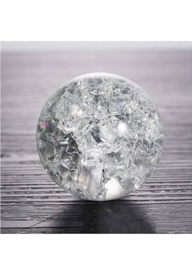 Global Reach Water Fountain Spinning Crystal Ball for Indoor Use in Home and Workspace Decorative Showpiece - 5 cm&nbsp;&nbsp;(Crystal, White)