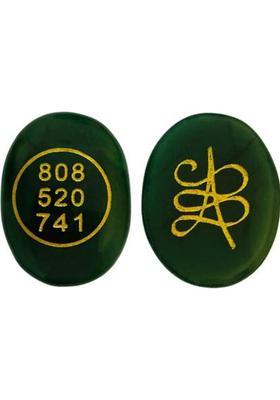 ABC Decorative Showpiece - 5 cm&nbsp;&nbsp;(Marble, Green)