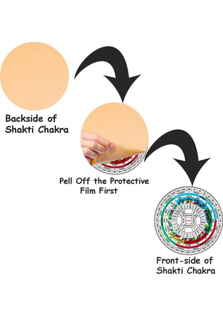 Treemaison Coronating Homes Vastu Shakti Chakra (6 Inch) for Energy Balancing, Protection & Vastu Correction Decorative Showpiece - 15 cm&nbsp;&nbsp;(Plastic, Multicolor) - Indya