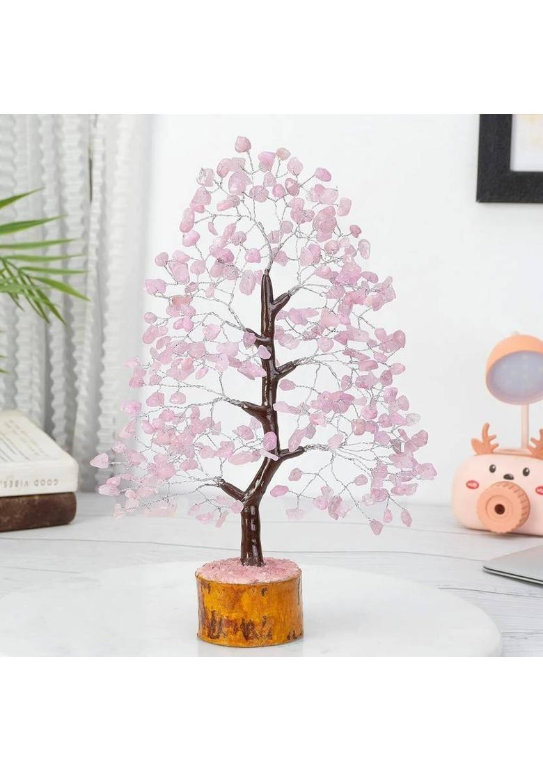 MIRAN AGATE AMETHYST GEMSTONE TREE Decorative Showpiece - 23 cm&nbsp;&nbsp;(Crystal, Stone, Multicolor) - Indya