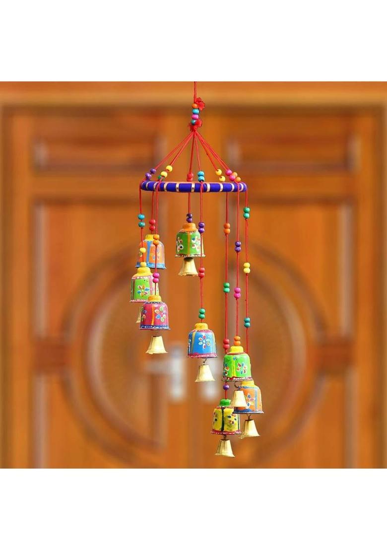 BHAGYA G Wall Hanging Home Decor Showpiece Decorative Showpiece - 30 cm&nbsp;&nbsp;(Stone, Crystal, Wood, Blue) - Indya