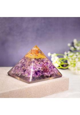 Multiagate Decorative Showpiece - 6.2 cm&nbsp;&nbsp;(Resin, Purple)