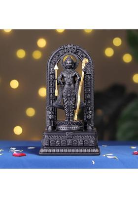 ARTARIUM Ram Lalla Idol Shree Ram Lalla Statue for Home Decor & Mandir Pooja Decoration Decorative Showpiece - 17.78 cm&nbsp;&nbsp;(Resin, Black)