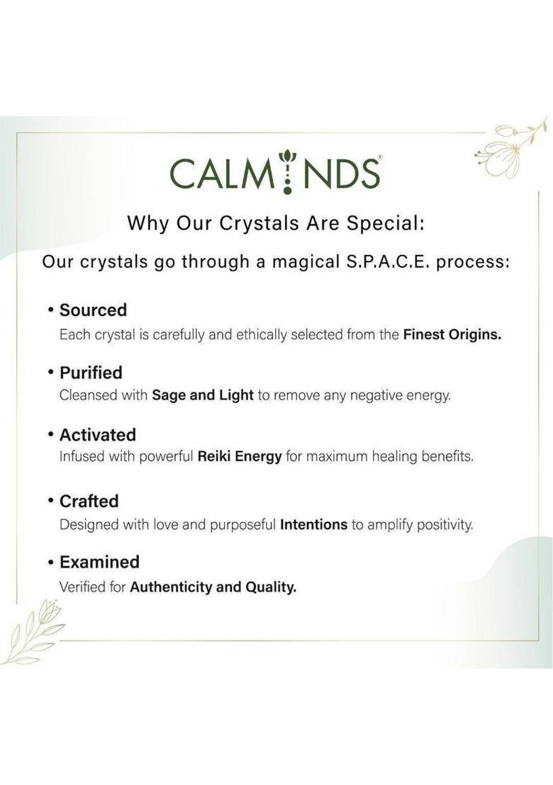 Calminds Red Jasper Crystal Tree / Christmas Tree Home Decorative Showpiece - 25 cm&nbsp;&nbsp;(Crystal, Metal, Stone, Copper, Brown) - Indya