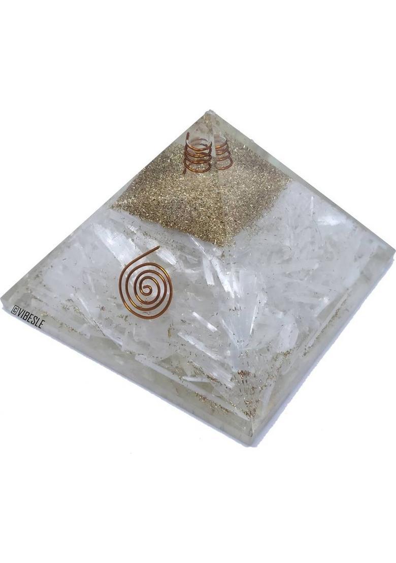VIBESLE Decorative Showpiece - 10 cm&nbsp;&nbsp;(Stone, White) - Indya