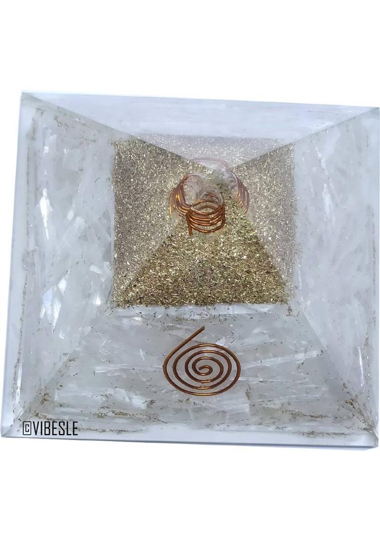 VIBESLE Decorative Showpiece - 10 cm&nbsp;&nbsp;(Stone, White) - Indya