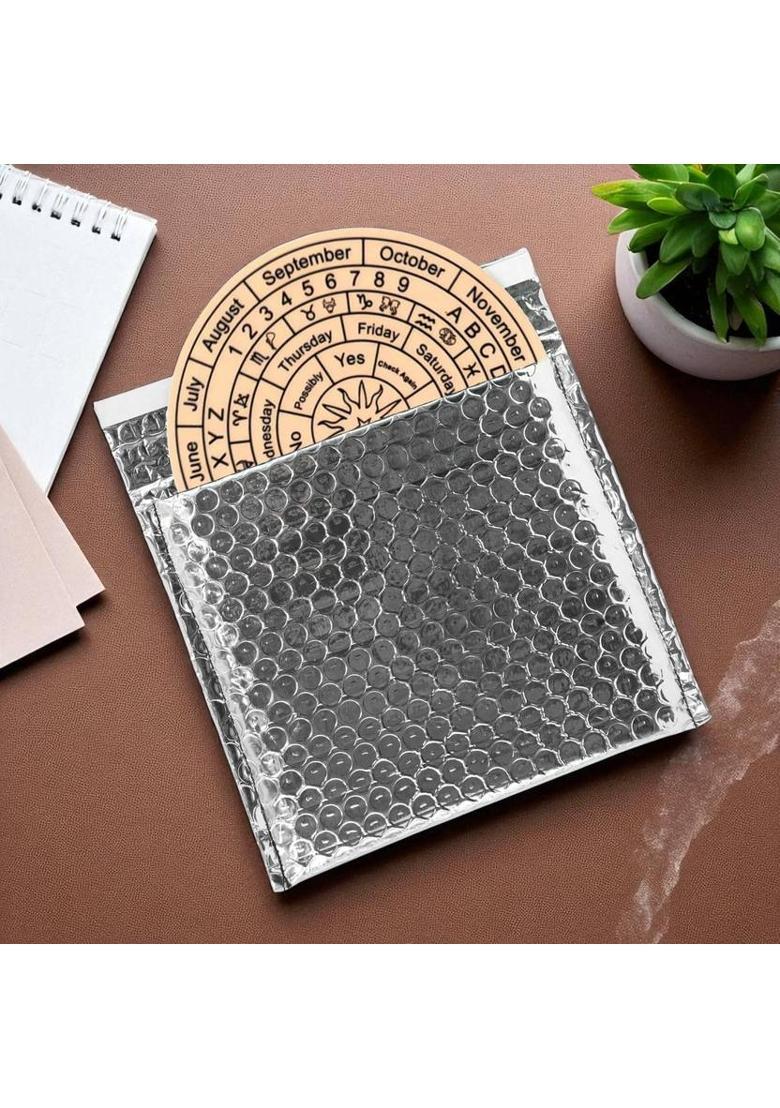 TREEMAISON Vastu Star Dowsing Brown Board Acrylic Board Set With Brass Pendulum Decorative Showpiece - 0.3 cm&nbsp;&nbsp;(Plastic, Brown) - Indya