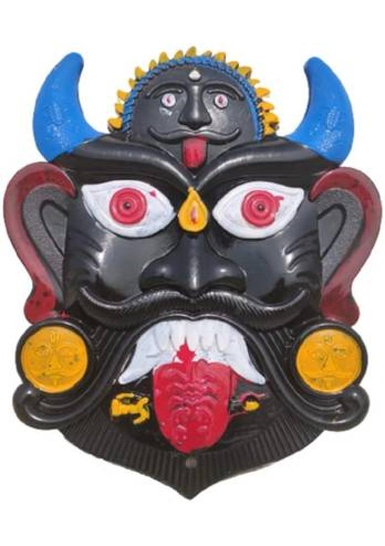 RNGNTC Nazar Battu Dishti Bomma Large Size Plastic Made for Wall Hanging Decorative Showpiece - 35 cm&nbsp;&nbsp;(Plastic, Multicolor) - Indya