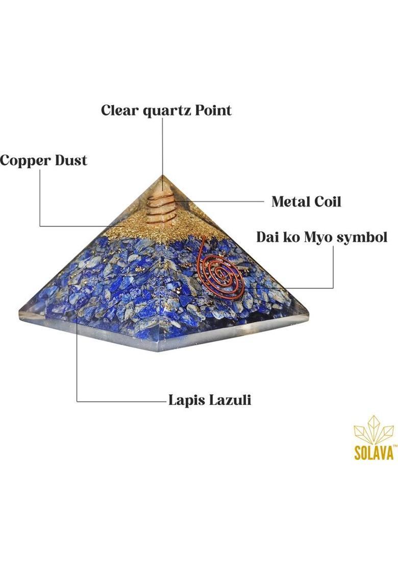 SOLAVA Decorative Showpiece - 8.5 cm&nbsp;&nbsp;(Crystal, Blue) - Indya