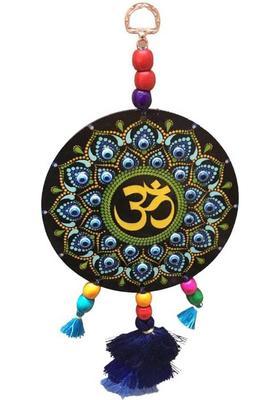 Ripe India Evil Eye Hanging for Home, Office, Shop & Car Decorative Showpiece - 28 cm&nbsp;&nbsp;(Glass, Blue, White)