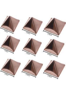 TREEMAISON Vastu Pure Copper Hollow Pyramid 2 INCH (Pack of 9) Boost Positive Energy Decorative Showpiece - 5.08 cm&nbsp;&nbsp;(Copper, Maroon)