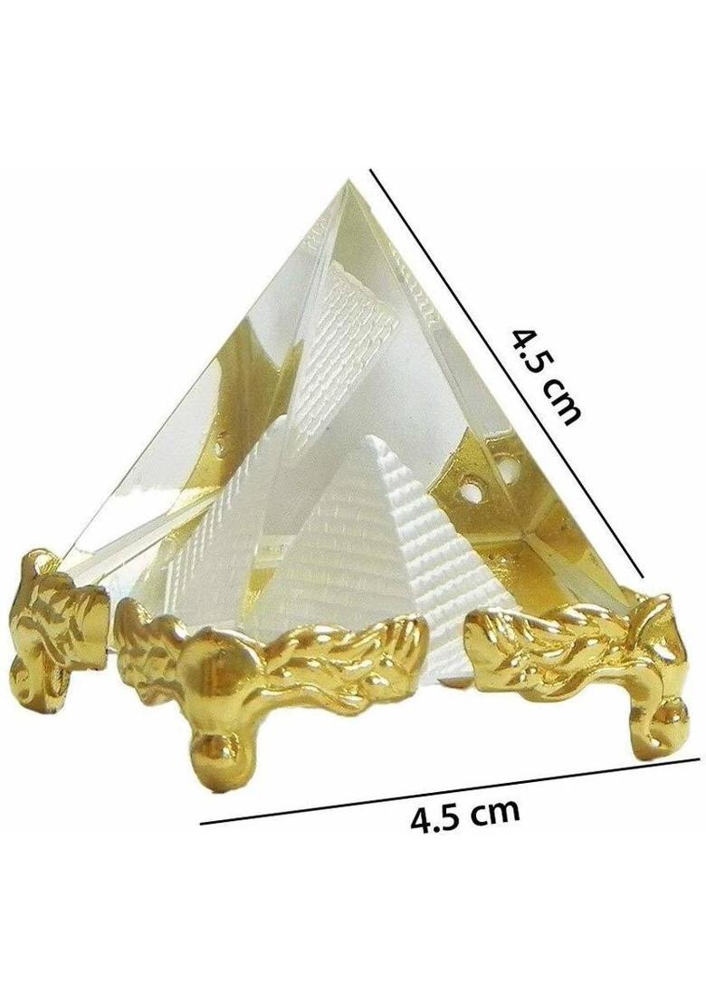 Feng Shui Indai Decorative Showpiece - 4.5 cm&nbsp;&nbsp;(Crystal, Clear) - Indya