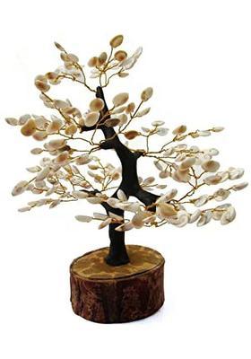 parth Natural & Original Gomti Chakra | Gomati Chakra Tree for Good Luck & Prosperity (100 Beads Approx) Decorative Showpiece - 20 cm&nbsp;&nbsp;(Stone, Multicolor)