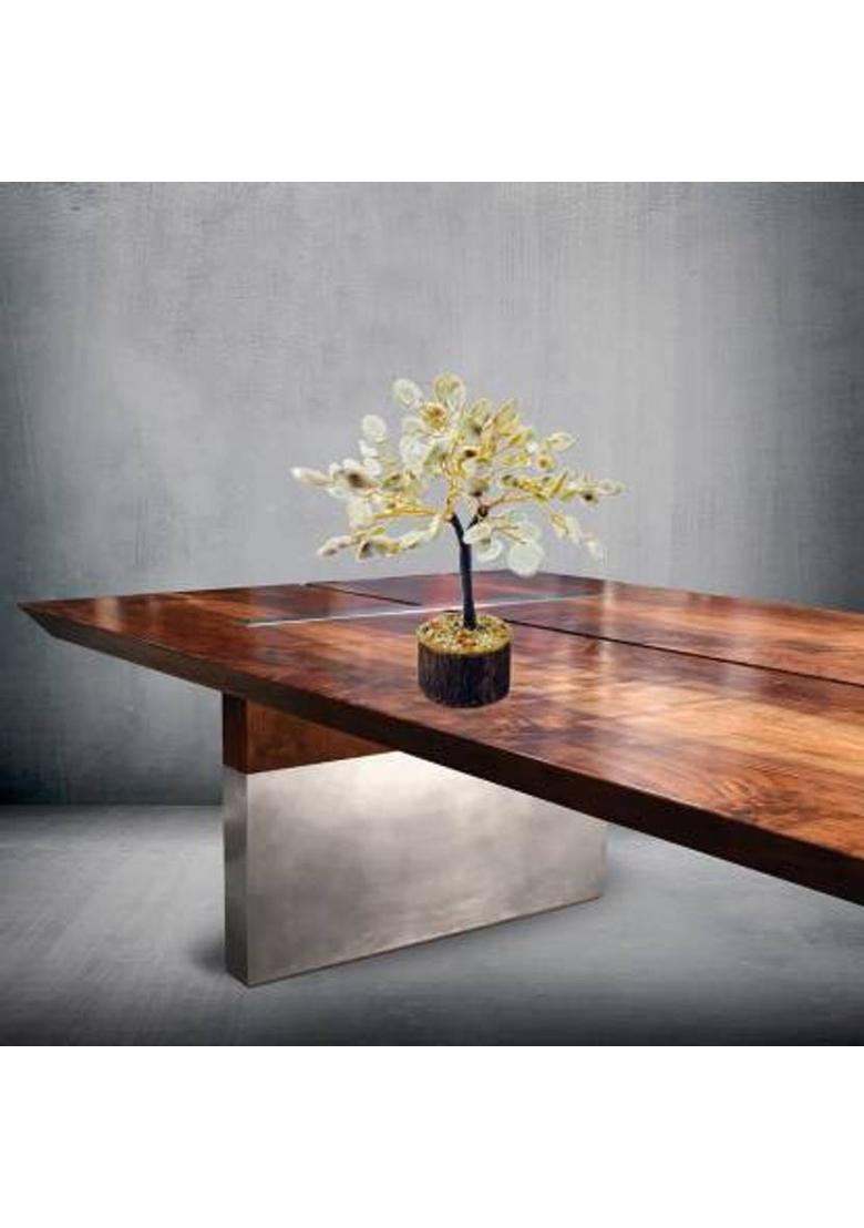 parth Natural & Original Gomti Chakra | Gomati Chakra Tree for Good Luck & Prosperity (100 Beads Approx) Decorative Showpiece - 20 cm&nbsp;&nbsp;(Stone, Multicolor) - Indya