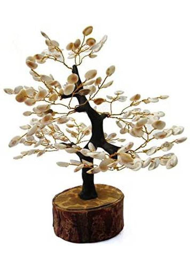 parth Natural & Original Gomti Chakra | Gomati Chakra Tree for Good Luck & Prosperity (100 Beads Approx) Decorative Showpiece - 20 cm&nbsp;&nbsp;(Stone, Multicolor) - Indya