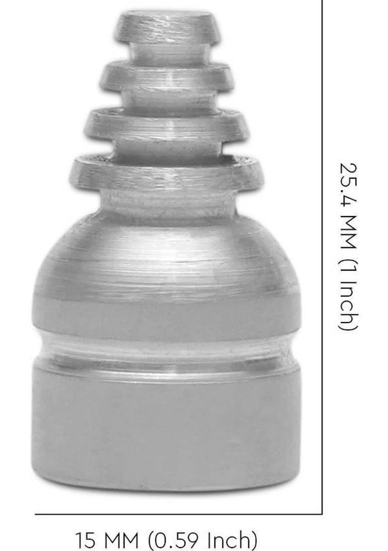 vastu-vigyan Vastu Aluminum Cone Stud For Vastu Shastra Remedy { 3-CM , Pack of 1 } Decorative Showpiece - 3 cm&nbsp;&nbsp;(Metal, Silver) - Indya