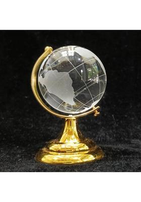 Shubhanjali Original Lakshmi pyramid crystal yantra labtested authorise decorative showpiece Decorative Showpiece - 7 cm&nbsp;&nbsp;(Crystal, Glass, White)