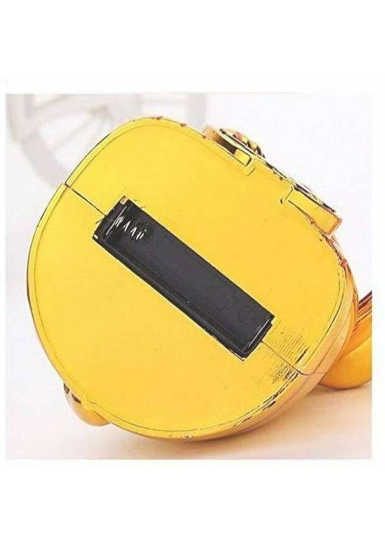 SWISS WONDER Decorative Showpiece - 11.9 cm&nbsp;&nbsp;(Metal, Plastic, Yellow) - Indya