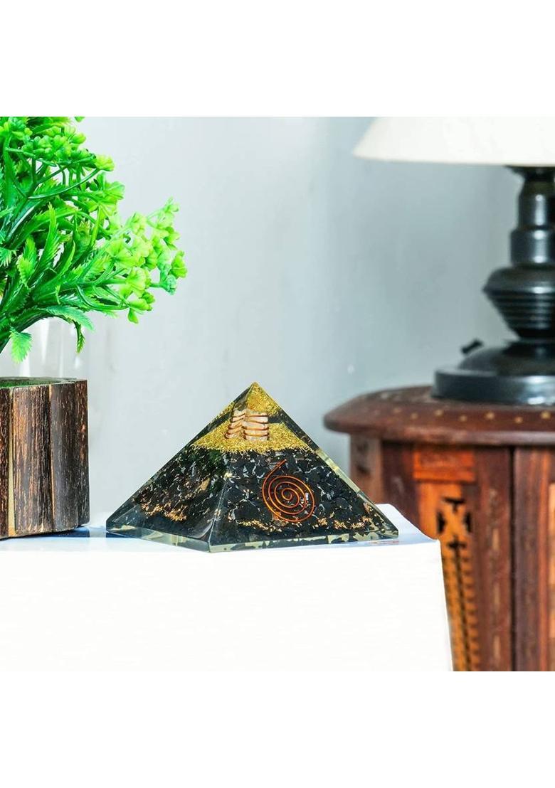 VIBESLE Decorative Showpiece - 10 cm&nbsp;&nbsp;(Crystal, Black) - Indya