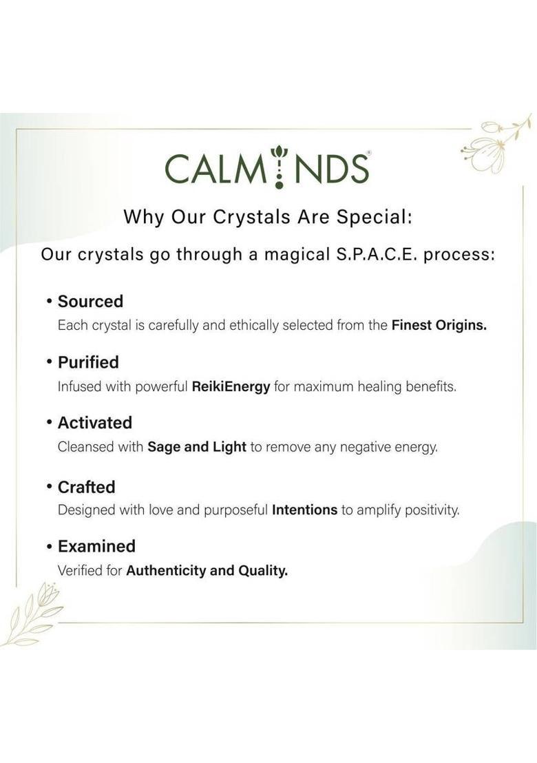 Calminds Combo Of Green Aventurine Tree + Green Aventurine Bracelet – Home Decorative Showpiece - 20 cm&nbsp;&nbsp;(Crystal, Green) - Indya