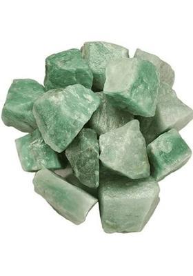 Divinity Crystals Green Aventurine Raw Rough Hand-Picked Stones and Cleaned Regular Round Crystal Stone&nbsp;&nbsp;(Green 4 Pieces)