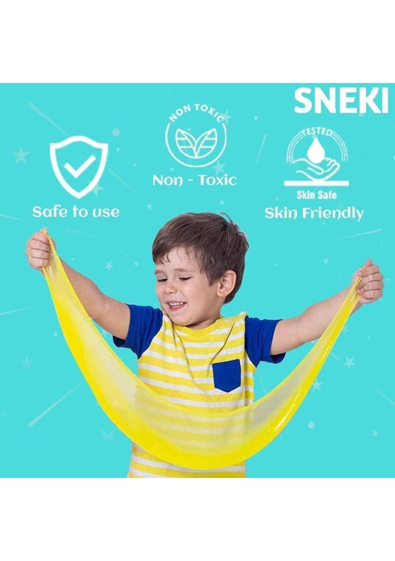 sneki (Pack Of 6) DIY Multicolor Scented Magical Slimy Slime Gel Jelly Set Kit Air Dry Magic Crystal Clay Putty Toy Kit for Girls Boys kids Slime - Indya