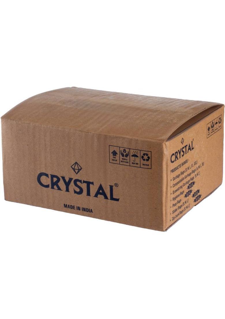 CRYSTAL Black (24 x 32 inch) Large 90 Bags Garbage Bag Pack Of 90&nbsp;&nbsp;(90Bag ) - Indya