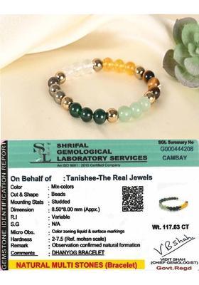 Pyrite, Green Aventurine, Citrine + Golden, Citrine, Clear Quartz Crystal Bracelet