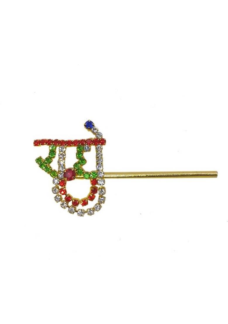Ecommall Laddu Gopal Jewellery Shringar Set Mala, Bansuri, Kada, Combo Deity Ornament&nbsp;&nbsp;(Laddu Gopal Size 0 to 4) - Indya