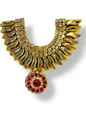 VANDITA CREATIONS Mala for God Idols, Murti, Photo Frames with strap for Adjusting Height, Premium Deity Ornament&nbsp;&nbsp;(Size 6 cm, Laddu Gopal, Ganesh Ji, Matarani, Lakshmi Ji & All God Idols, Pack of 1)