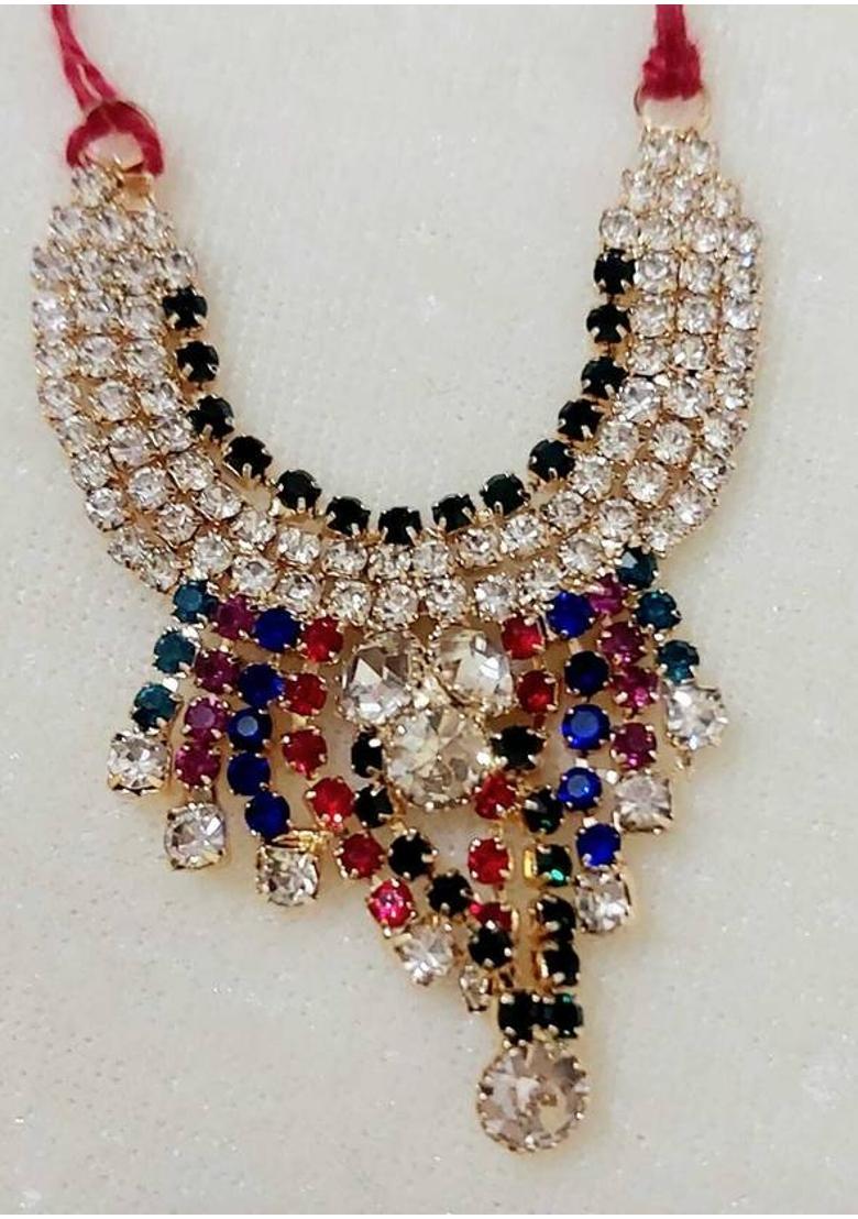 KRISHNA HANDICRAFTS MATA RANI JWELLERY, ALL IDOL JWELLERY Deity Ornament&nbsp;&nbsp;(LADDU GOPAL, MATA RANI, RADHA RANI, ALL IDOL, KRISHNA) - Indya