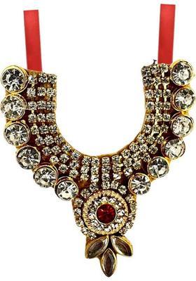 VANDITA CREATIONS Mala for God Idols, Murti, Photo Frames with strap for Adjusting Height, Premium Deity Ornament&nbsp;&nbsp;(Size 6 cm, Laddu Gopal, Ganesh Ji, Matarani, Lakshmi Ji & All God Idols, Pack of 1)