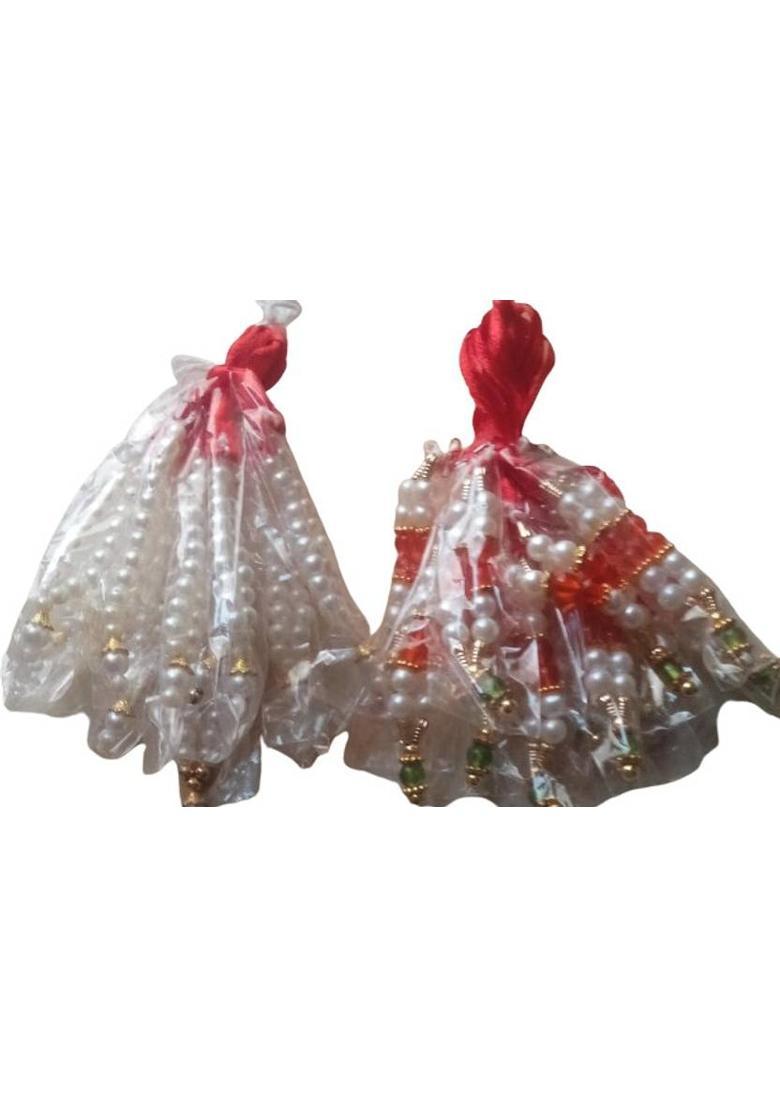 Kanha Laddu Gopal ji Mala 24 mala 2 pkt / Moti Mala for God Idol 2 pack of 24 Mala Deity Ornament&nbsp;&nbsp;(Thakur Ji) - Indya