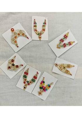 DURGA HOSIERY / ANY FASHION Pack of 7 Mala for Laddu Gopal and Other God - Goddess Deity Ornament&nbsp;&nbsp;(Combo of 7 mala)