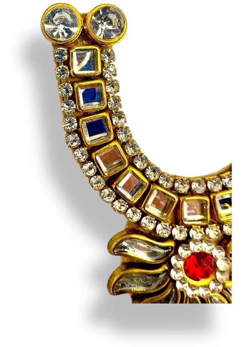 VANDITA CREATIONS Mala for God Idols, Murti, Photo Frames with strap for Adjusting Height, Premium Deity Ornament&nbsp;&nbsp;(Size - 6 cm, Laddu Gopal, Ganesh Ji, Matarani, Lakshmi Ji & All God Idols) - Indya