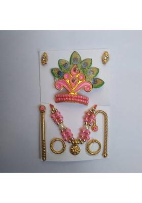 Any Fashion Kanha ji jewellery Deity Ornament&nbsp;&nbsp;(Laddu gopal, Jewellery, Shringaar, Moti work jewellery set)
