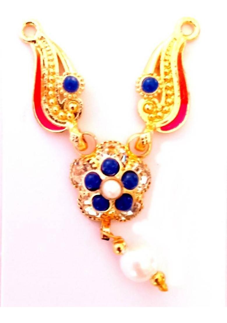 mnaonline Thakur JI Metal & Stone Haar For Shringar/ Bal Gopala Stone Mala Deity Ornament&nbsp;&nbsp;(Laddu Gopal, Shri Krishna, Mata Ji, Radha Rani, Thakur Ji) - Indya