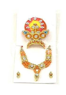 SPSStore Designer Mukut Set Deity Ornament&nbsp;&nbsp;(Thakur ji, Bal Gopal, Mata Rani)