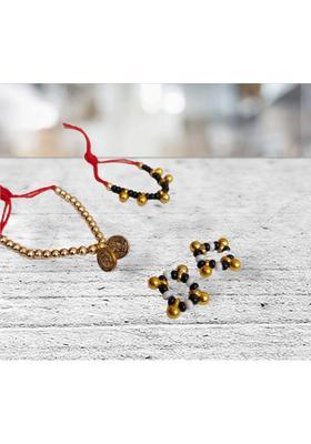 Hanu Collections Ladoo Gopal Nazariya, kadule/ Nazariya Bracelet, for Idol Size (1-2-3-4-5) NO. Deity Ornament&nbsp;&nbsp;(Laddu Gopal ji Shringar Combo set)
