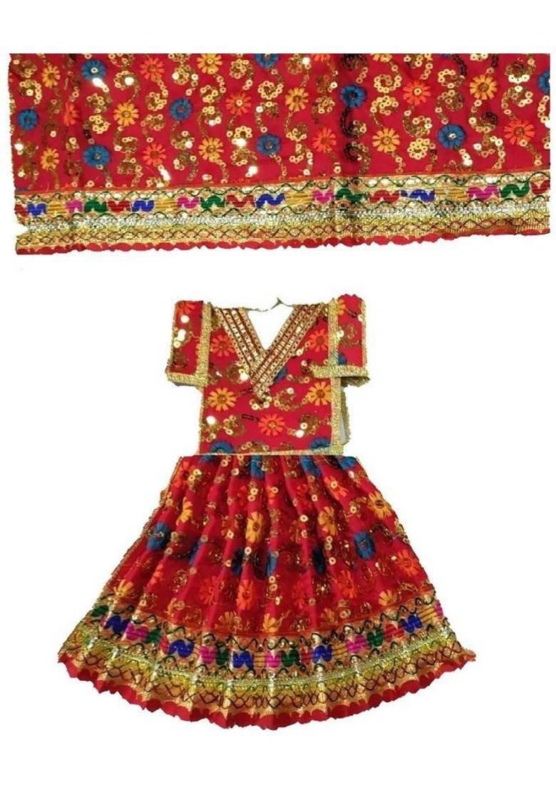 MNA Diamond Mukut Mala Set For Goddess / Thakur Ji Shringar Set Deity Ornament&nbsp;&nbsp;(Laddu Gopal, Krishna Ji, Bal Gopal) - Indya