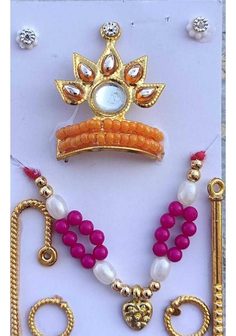 GSP Group shreenath ji shringar set Deity Ornament&nbsp;&nbsp;(shreenath ji, laddu gopal ji) - Indya