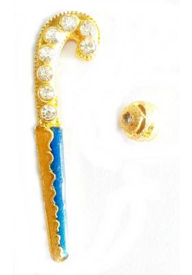 mnaonline Laddu Gopal Decorated Hockey Set, Shringar of Lord Krishna Sport Toy Deity Ornament&nbsp;&nbsp;(Laddu Gopal, Kanha Ji, Little Krishna)