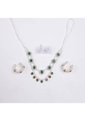 MADHURAM FASHION laddu Gopal Accessories moti & Diamond mala god Idol murti Height 2.5 to 5 inch Deity Ornament&nbsp;&nbsp;(Laddu Gopal)