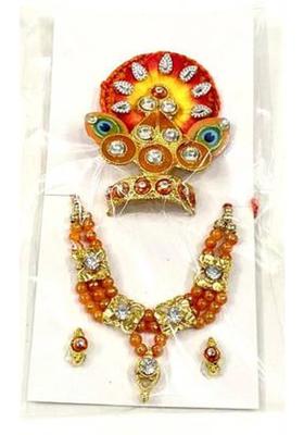 SPSStore Designer Mukut Set Deity Ornament&nbsp;&nbsp;(Thakur ji, Bal Gopal, Mata Rani)