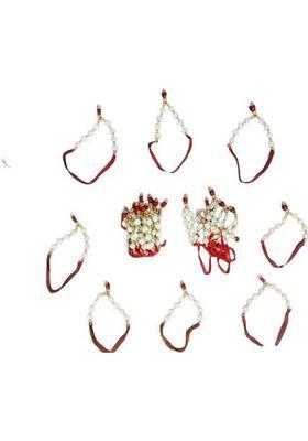 Shyam Diwane Moti Mala for God Idol Deity Ornament&nbsp;&nbsp;(Laddu Gopal Ji 24 Mala in 2 Pkt)