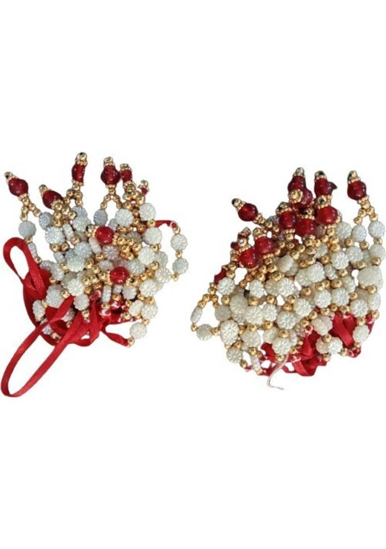 Shyam Diwane Moti Mala for God Idol Deity Ornament&nbsp;&nbsp;(Laddu Gopal Ji 24 Mala in 2 Pkt) - Indya