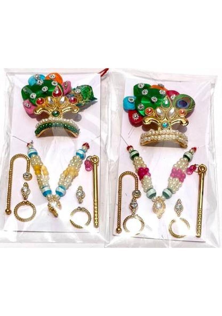 SPSStore LADDU GOPAL Deity Ornament&nbsp;&nbsp;(MUKUT SET) - Indya