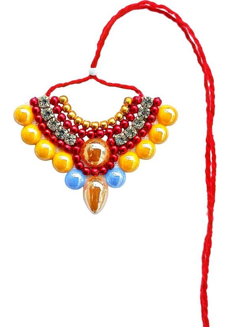 JMK CREATION Laddugopal Thakurji Kanhaji Hand Made Jewellery Set (Small Size) Deity Ornament&nbsp;&nbsp;(Mukut,Necklace,Bangles) - Indya
