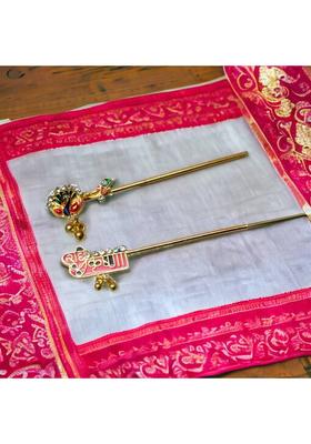 RMCG Traders bansuri for Kanha ji | Krishna Idol Flute | Set of 2 ( Size 1 to 4 ) Deity Ornament&nbsp;&nbsp;(Gopal)